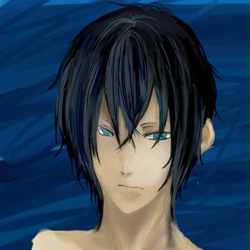 落書きな黒髪