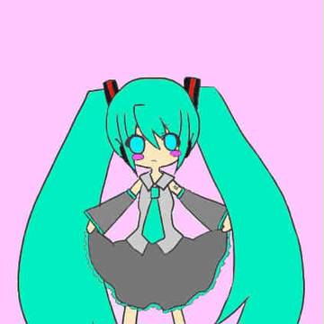 塗ってみました！（初音ミク