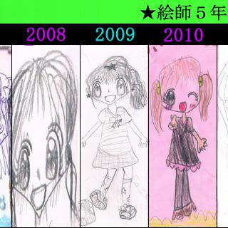 5年間の絵