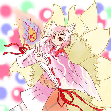 モバ友描いたよ！第一回　九尾の討伐討伐隊