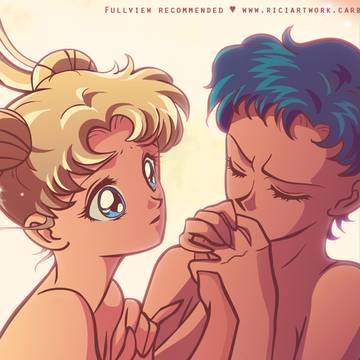 Usagi & Seiya Close-Up