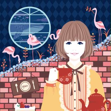水辺カフェ