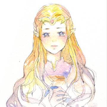 ゼルダ姫らくがき