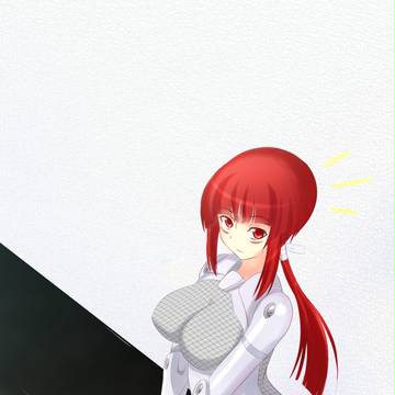モニタの上