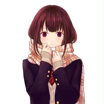 マフラー女子
