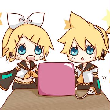 リンちゃんとレン君。
