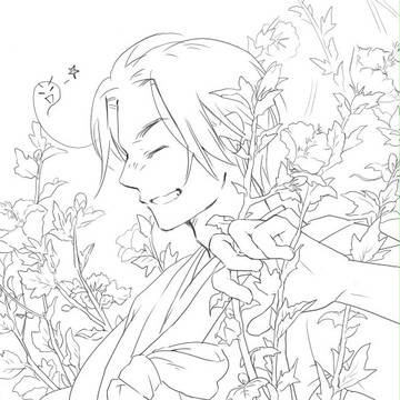 【ヘタリア】見つけたんだぜ！【塗り絵】