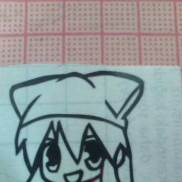 ステッカー　イカ娘
