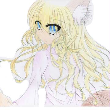 【線画交換企画2011】雅さんの獣耳っ娘を塗らせて頂きました！