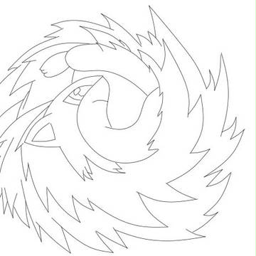 マグマ線画