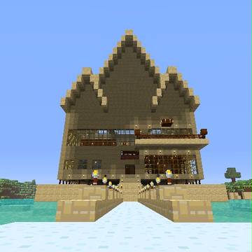【Minecraft】我が家の外観