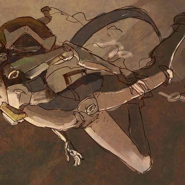 オリジナルキャラ下書き