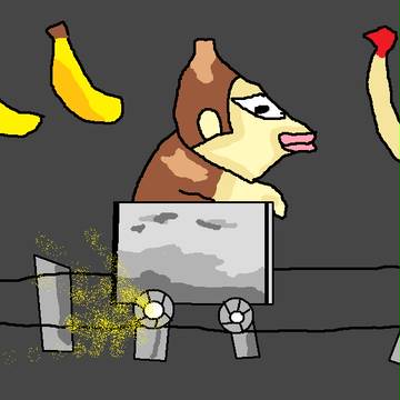 ドンキーコングのトロッコのステージ