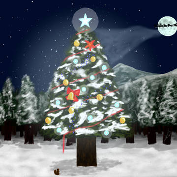 Tree for squirrel