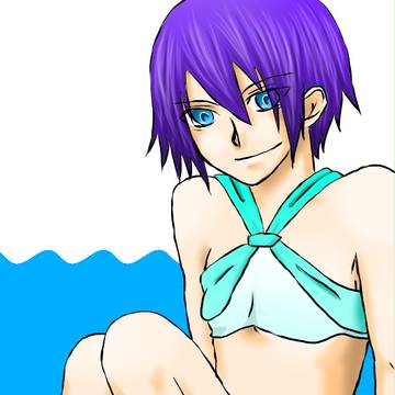 パレオはエメラルドの衣装をサレに着せてみた