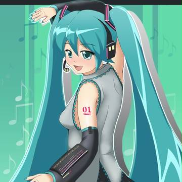 1年とちょっとぶりにミクさん描いた
