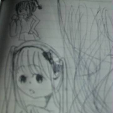 ホラーの表紙に出そうなやつ書いてみた。