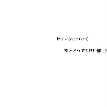 【PBeS】 セイロン 【補足・交流】