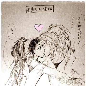 不意打ち接吻