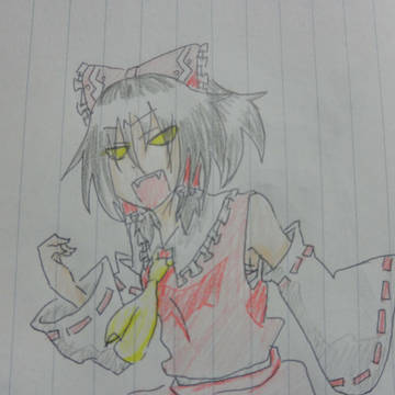 怒る霊夢ww