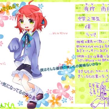 【菜花学園】夜狩　雨月【キャラシ】
