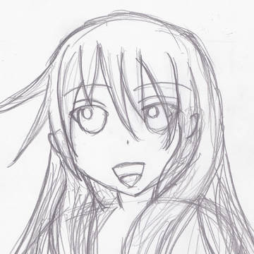 鉛筆を走らせたらなんとなく出来たものをデジ絵のにしてみた（元絵）