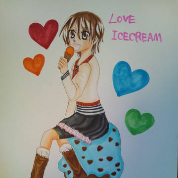 Love  アイスクリーム