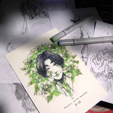 学怖風間中心画集 新刊告知