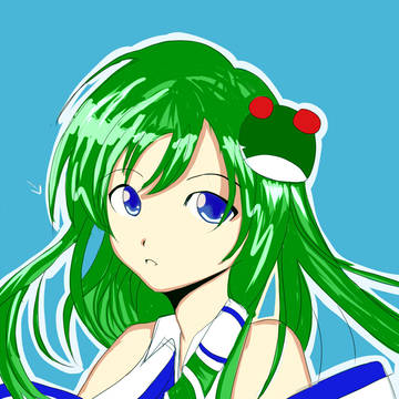 早苗さん描いてみました