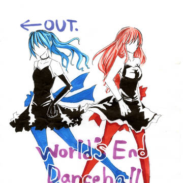 ワールズエンドダンスホール描いてみた。