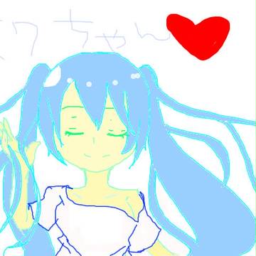 【マウス】ミクちゃん描いてみた