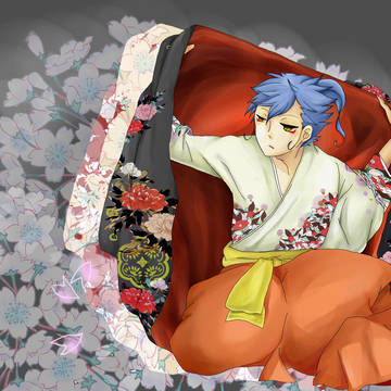 神楽と桜