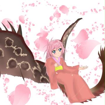 桜リオレイア擬人化