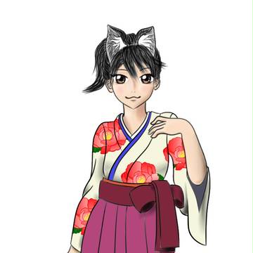 振袖ネコ