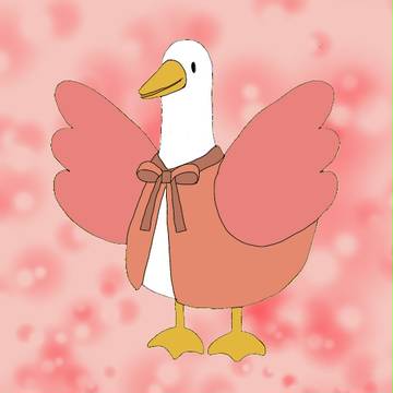 赤いダック