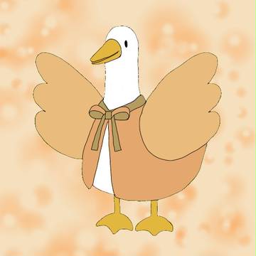 オレンジのダック