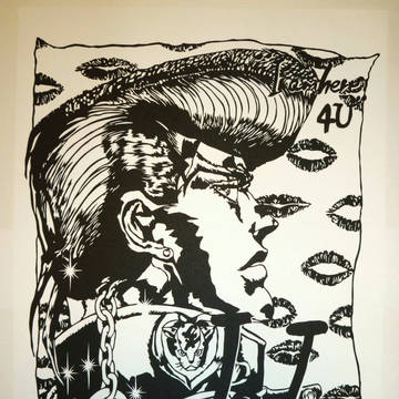 切り絵 仗助2
