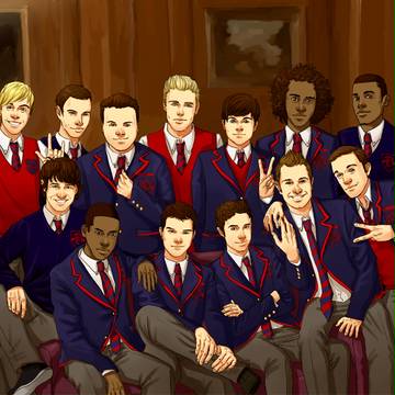 Glee FanArt:The Warblers