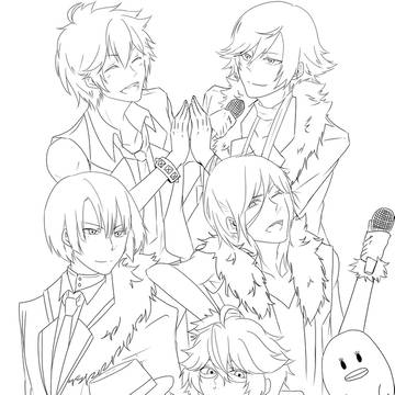 【塗り絵】ST☆RISH