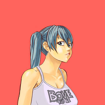 髪ブラ