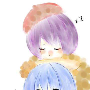 もふもふくまさんが離れてくれない