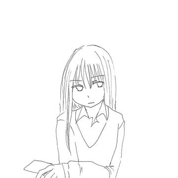 ただの線画