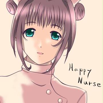 夜○病棟風にハピナスを擬人化