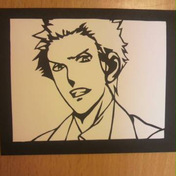 【切り絵】日向先生【カッティング】