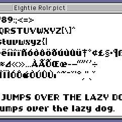 【フォント】Eightie Rolr