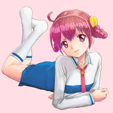 ピンクの子