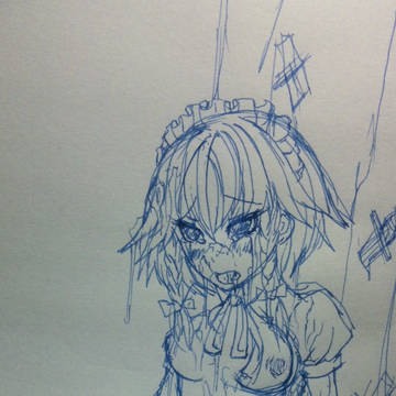 落書き咲夜さん