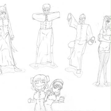 落書き（チャイナドレス）
