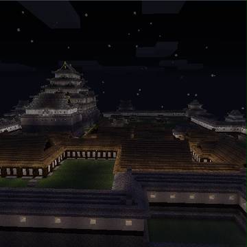 【Minecraft】名古屋城を作ってみた