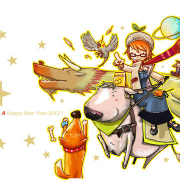 年賀状　2012年　